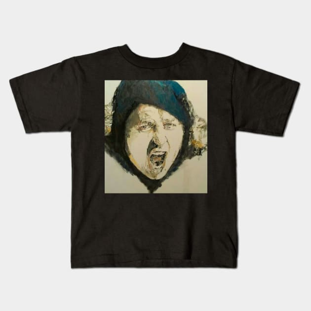 sam kinison Kids T-Shirt by Mike Nesloney Art